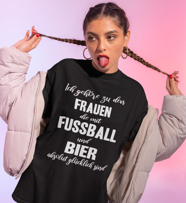 Fußballerin Bier Relaxed Shirt