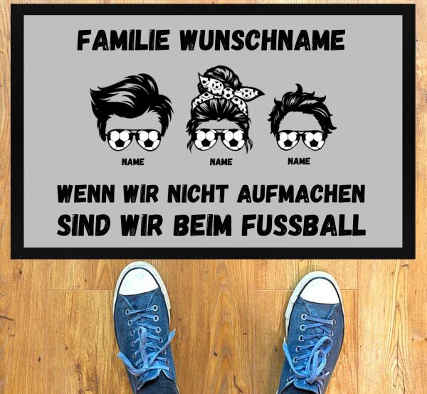 Fußball Familien Fußmatte