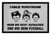 Fußball Familien Fußmatte