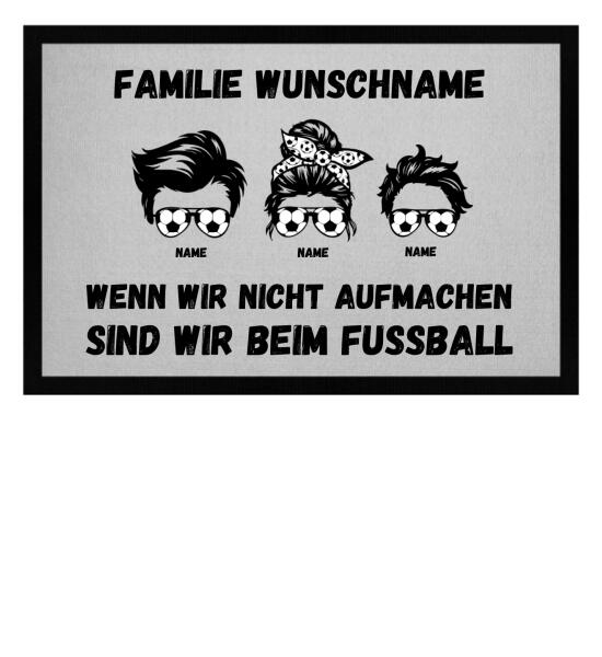 Fußball Familien Fußmatte