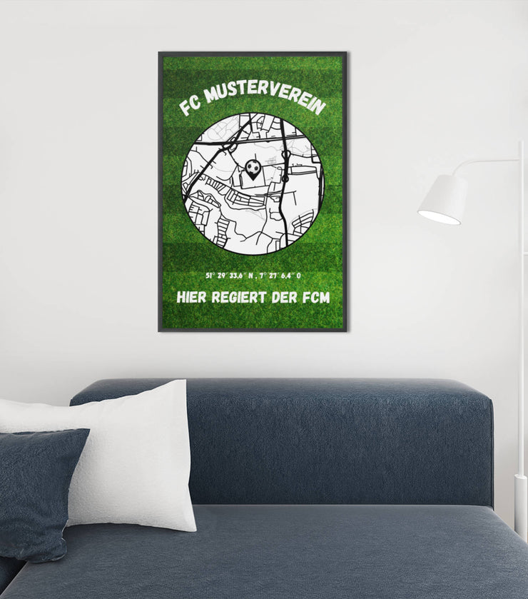 Dein Verein Fußball Poster