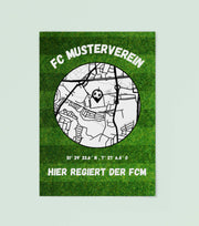 Dein Verein Fußball Poster