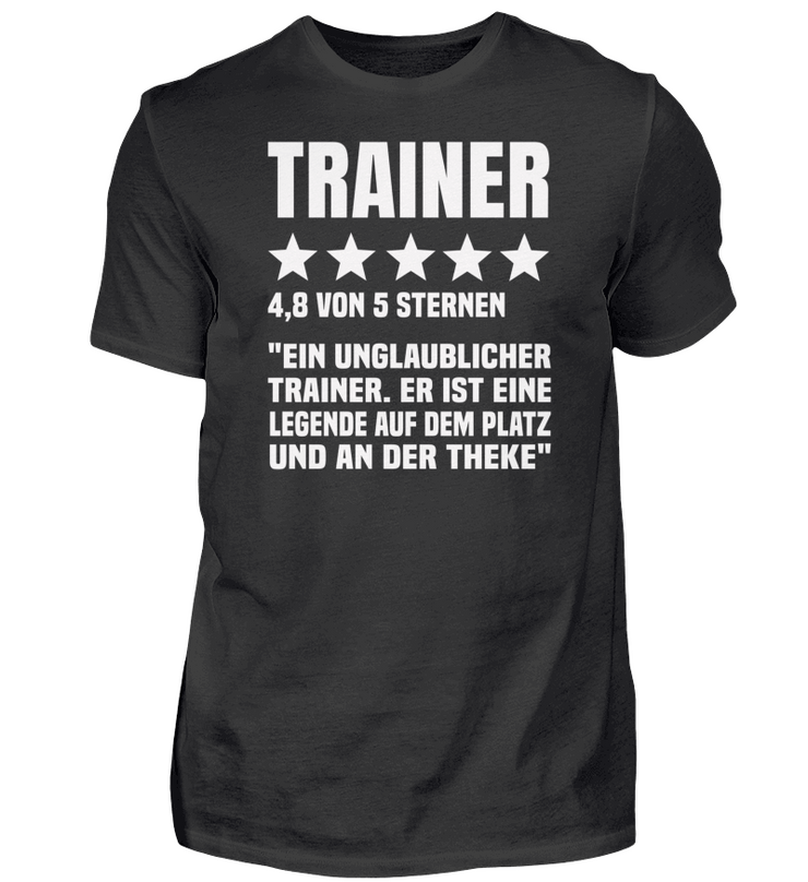 Fußball Trainer Sterne Herren Shirt