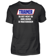 Fußball Trainer Verein Herren Shirt