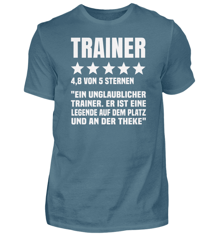 Fußball Trainer Sterne Herren Shirt