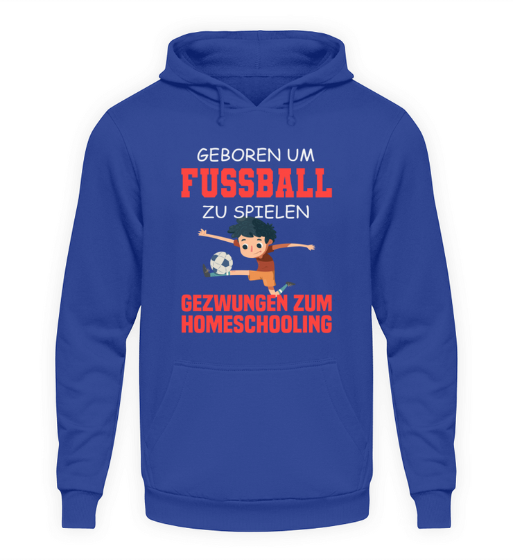 Fußball Kinder Homeschooling Unisex Hoodie