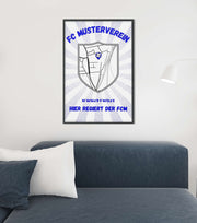 Dein Verein Streifen Poster