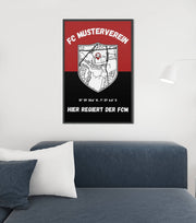 Dein Verein Wappen Poster