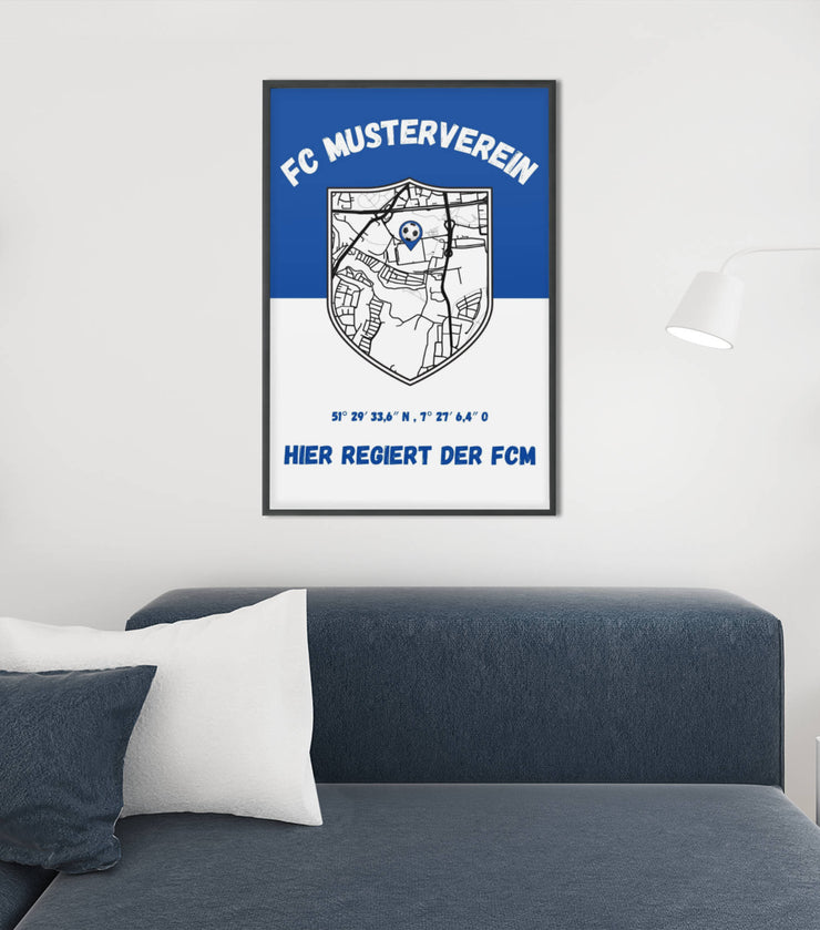 Dein Verein Wappen Poster