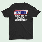 Fußball Trainer Verein Herren Shirt