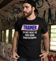 Fußball Trainer Nicht Du Herren Shirt