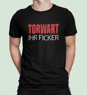 Fußball Torwart Ficker Herren Shirt