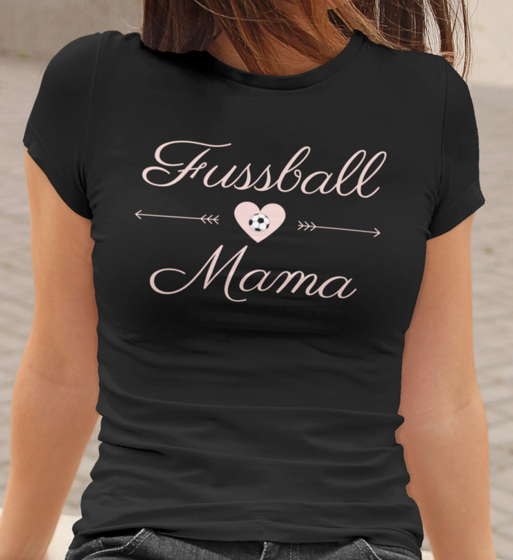 Fußball Mama Herz Shirt