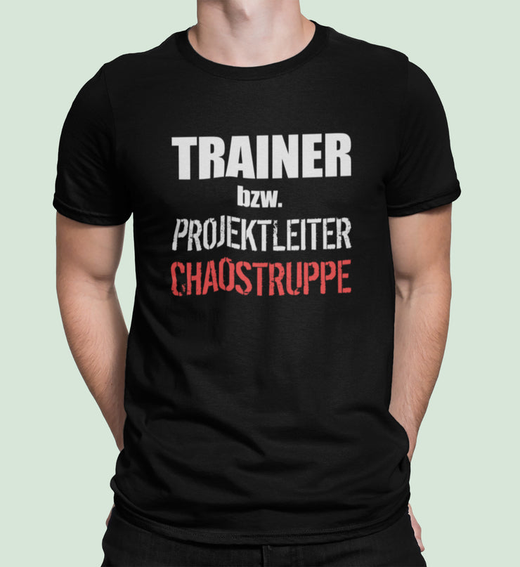 Fußball Trainer Chaos Herren Shirt