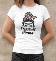 Fußball Mama Kopf Damenshirt