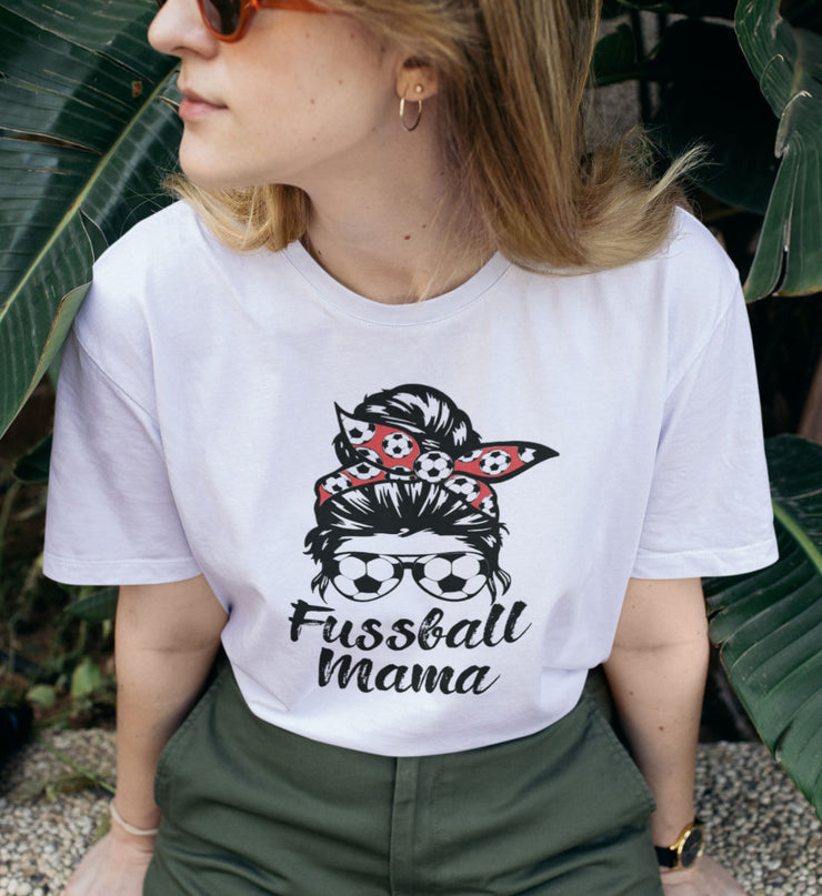 Fußball Mama Kopf Unisex Shirt