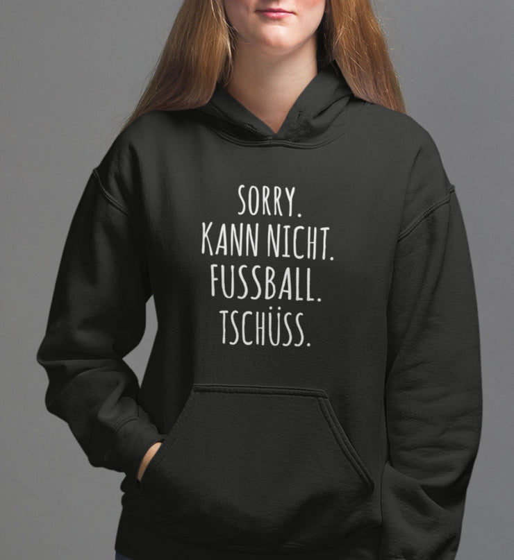 Fußball Mama Tschüss Frauen Hoodie