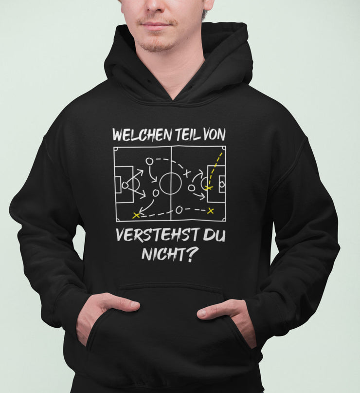 Fußball Trainer Taktik Unisex Hoodie